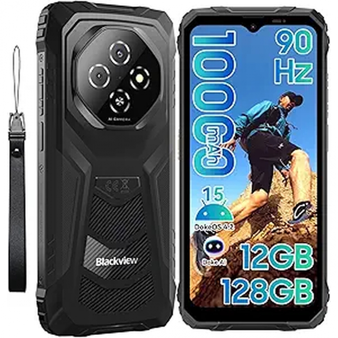 Blackview Fort 1 6.56 4+128GB Black LTE Dual Sim